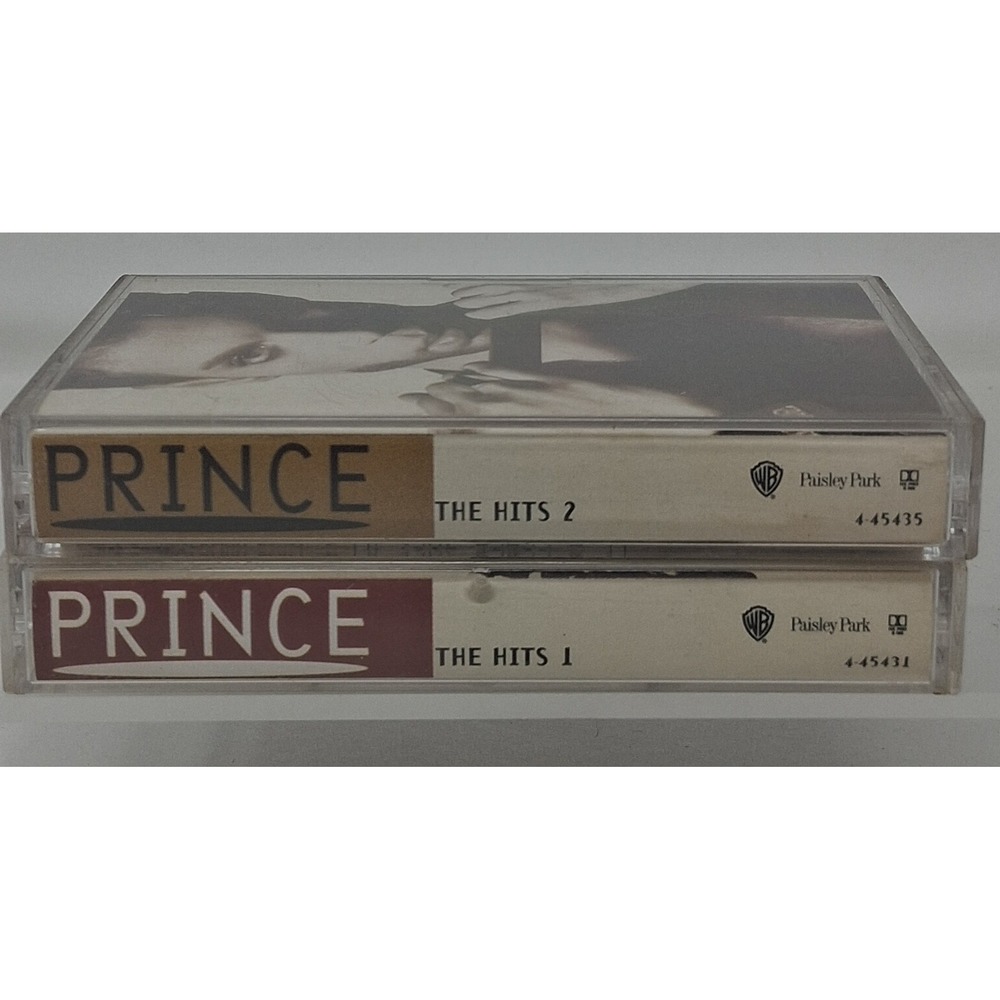 Prince The Hits 1 & 2 Cassette Set Paisley Park 4-45431 4-45435 Vintage 1993
